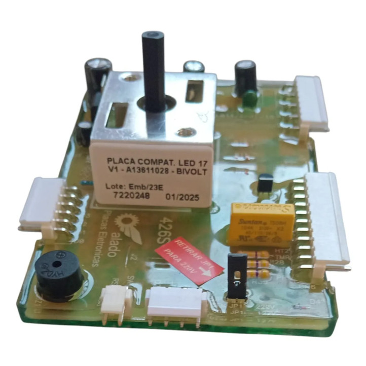 PLACA POTENCIA LAVADORA LED17 V1 - A13611028 - BIVOLT ALADO