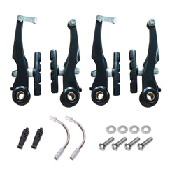 Freio GTA v-brake alumínio Dianteiro e Traseiro Completo orbital sapata 60mm