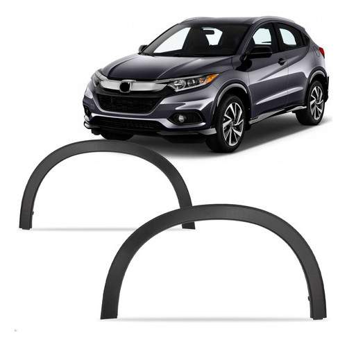 Par Vão De Roda para Honda HRV 2016 A 2021 Dianteira em Oferta na Shopee