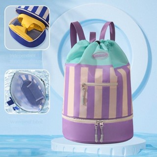 Mochila De Natação Infantil HUIJIANG , Bolsa De Praia À Prova D'água De Grande Capacidade , Leve em Oferta na Shopee