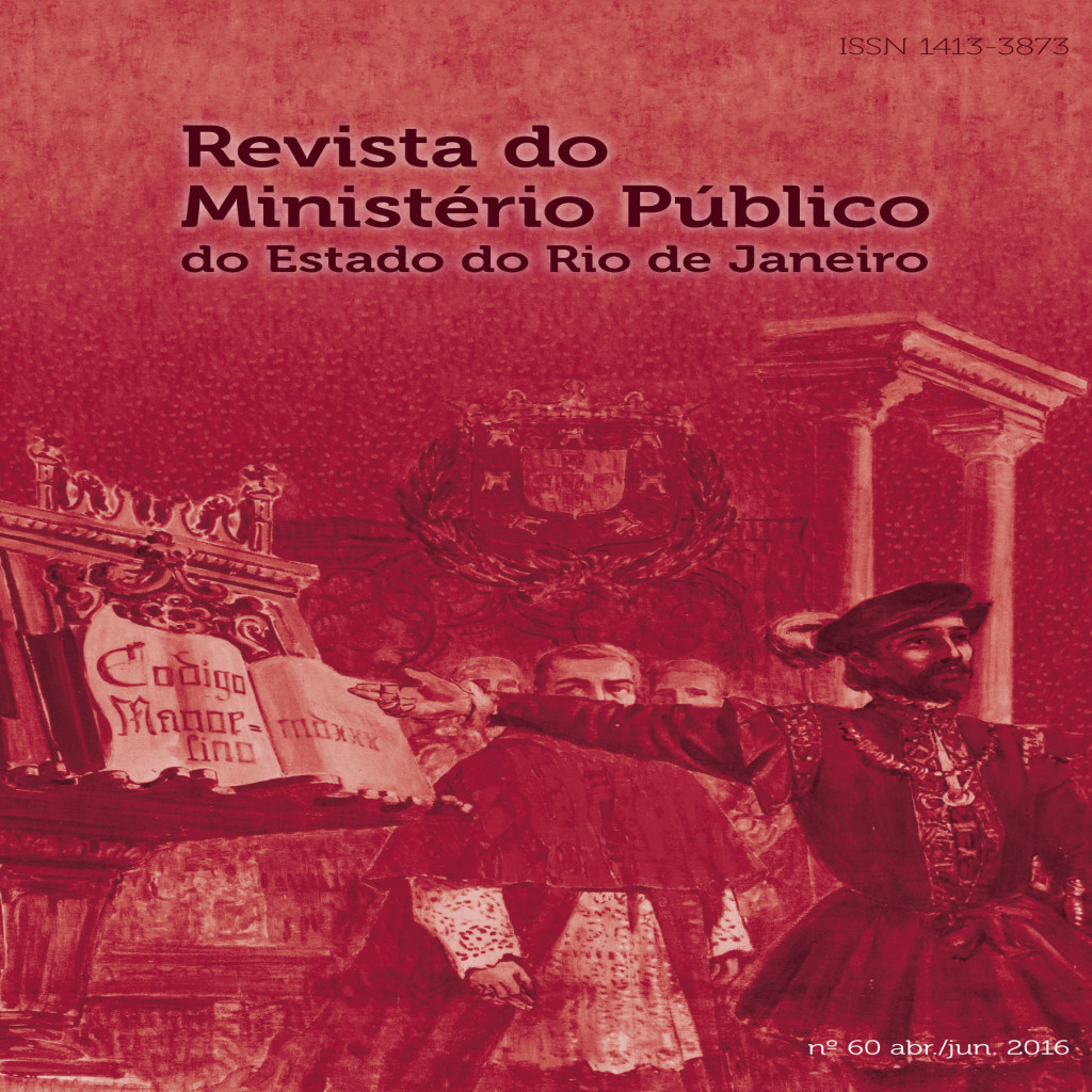Revista do Ministério Público do Estado do Rio de Janeiro / nº60 abril/junho 2016 autor Editora ministério publico