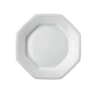 Prato Sobremesa Porcelana Prisma Branco 20cm Octogonal Louça Fina Lanche Mesa Posta Schmidt em Oferta na Shopee