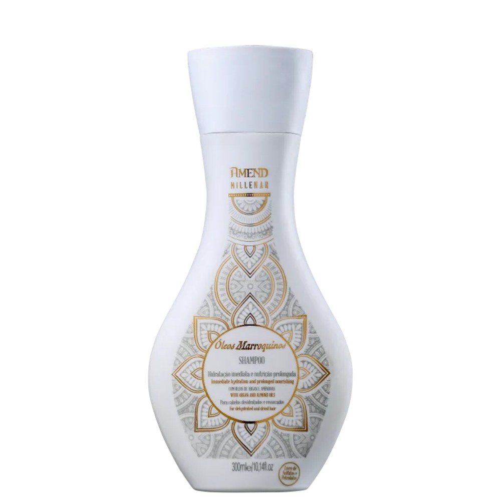 Amend Millenar Óleos Marroquinos - Shampoo 300ml em Oferta na Shopee