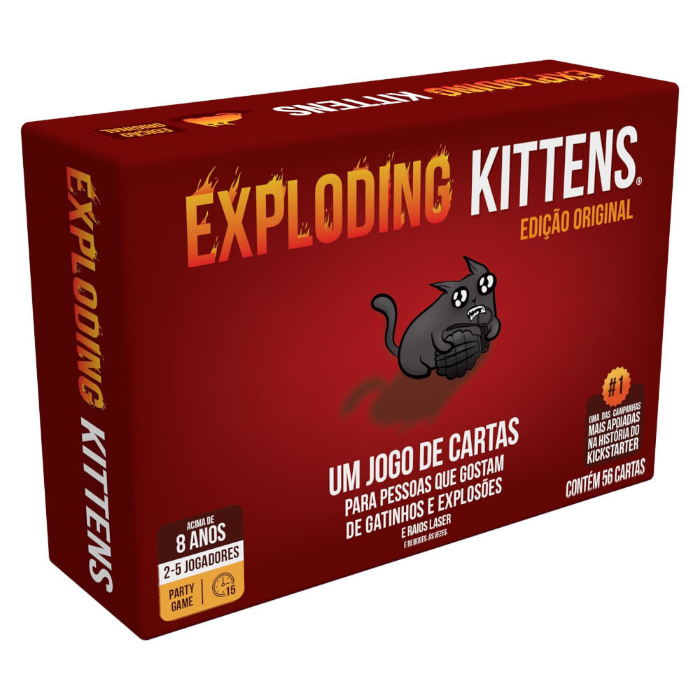 Jogo de Cartas - Exploding Kittens - Galápagos