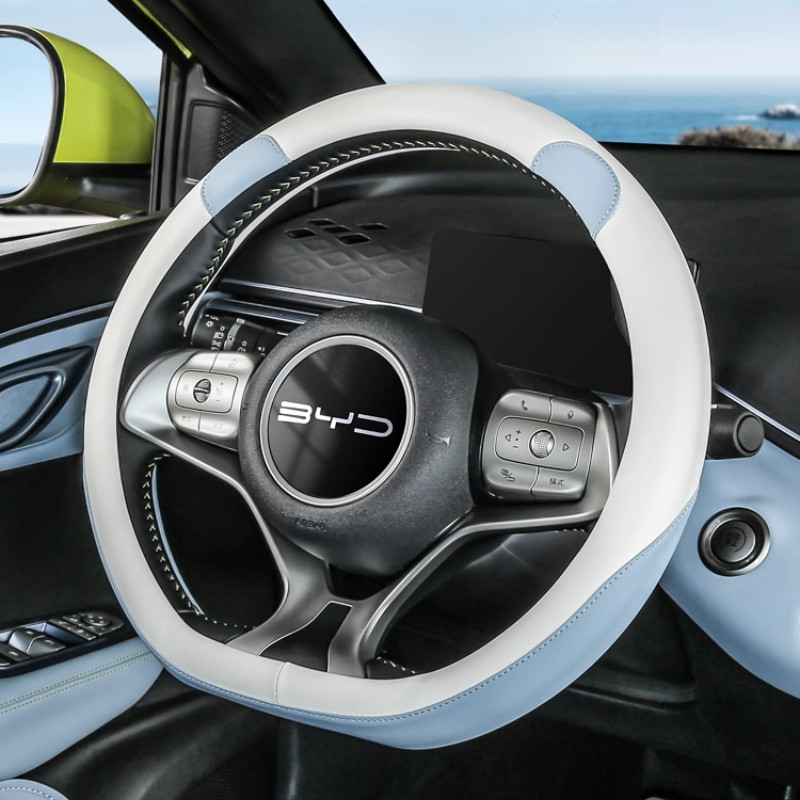 BYD Dolphin Mini Capa para Volante Four Seasons Universal Antiderrapante Versão para Condução Inteligente Original Cor d