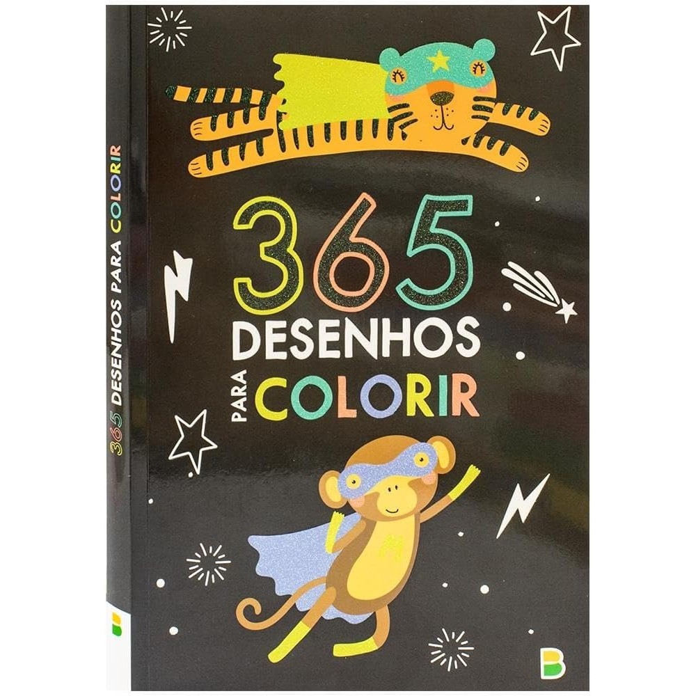 365 Desenhos para Colorir | Preto em Oferta na Shopee