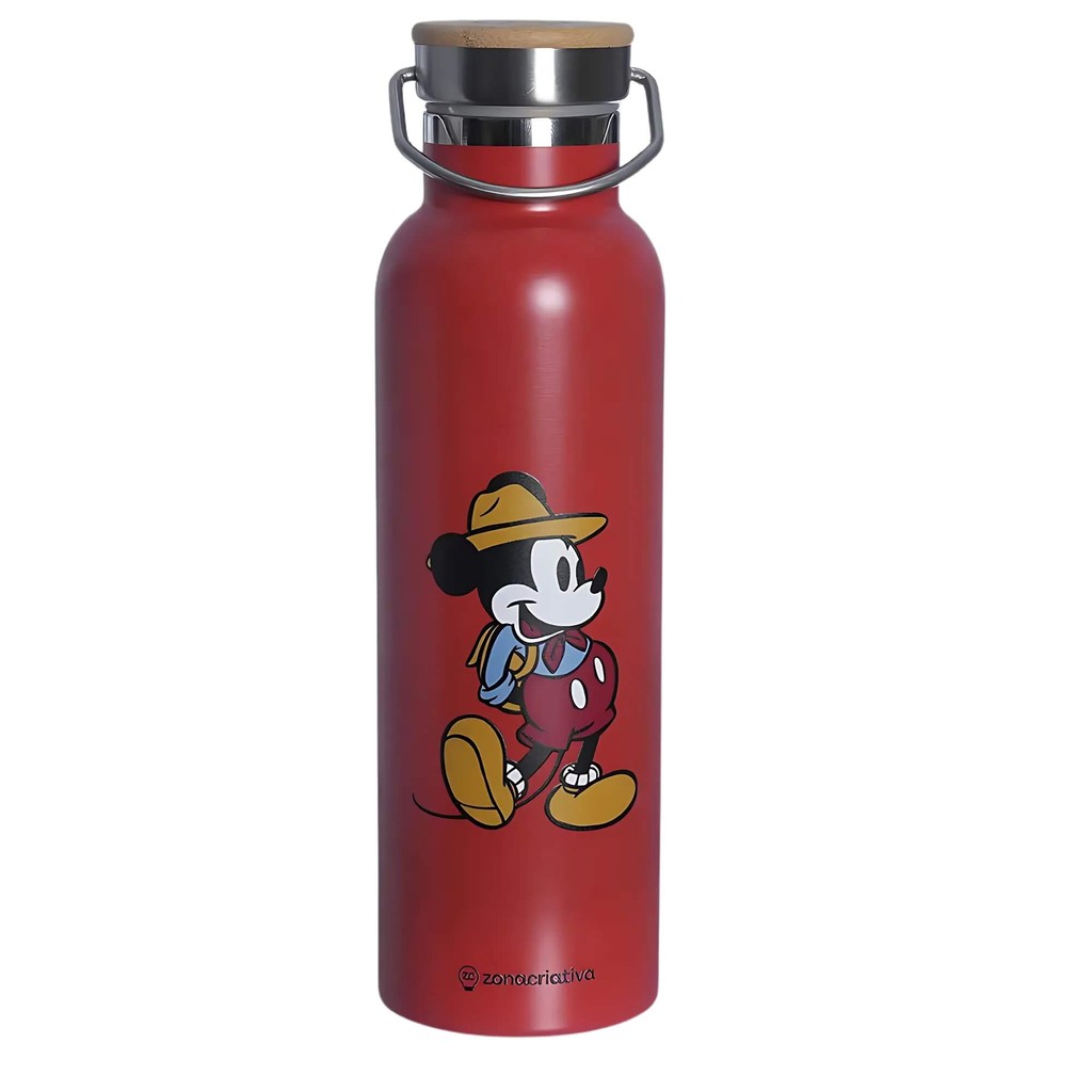 Garrafa Térmica Camp Mickey 600ml Aço Inox Disney Zona Criativa - 10073198 em Oferta na Shopee
