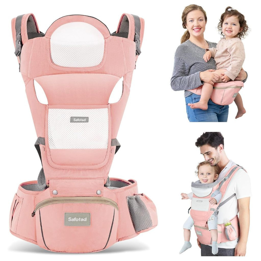 Banco De Cintura Para Bebê Canguru Bebe Passeio Varias Cores Mochila Infantil Hipseat Carrier Para Bebê premium