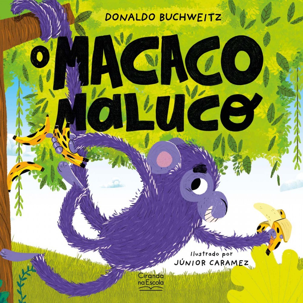 Livro Literatura infantil O macaco maluco em Oferta na Shopee
