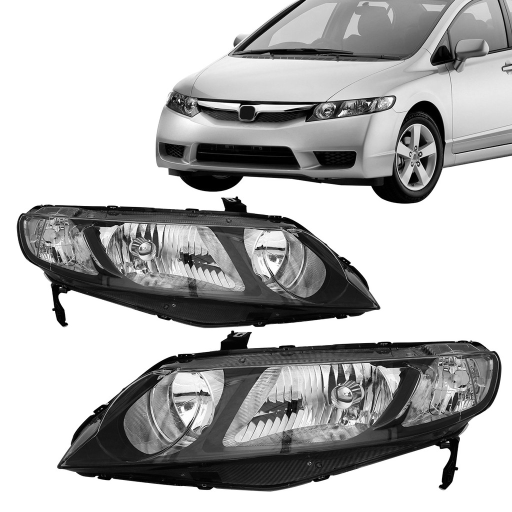 Farol Civic 2006 2007 2008 2009 2010 2011 em Oferta na Shopee