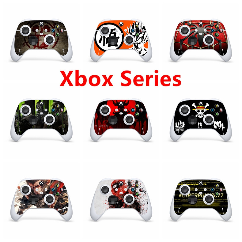 46 Cores Gráficos Vinil Pele Decalque Envoltório Controle Remoto Adesivo Para Controladores Microsoft Xbox Série X/S
