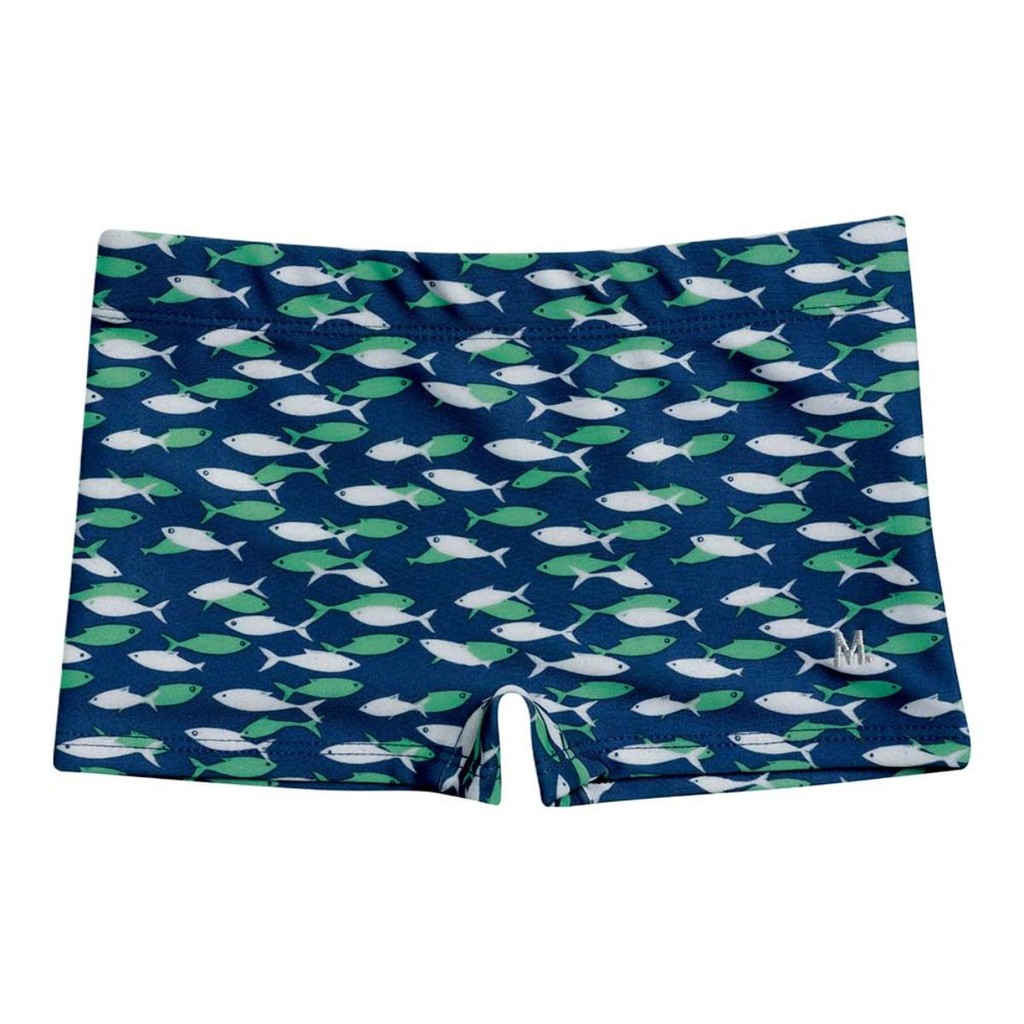 Sunga Praia Infantil Boxer Mash Estampa Fofa Resistente Microfibra
