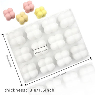 Forma Molde Silicone Para Vela Mini Bubble Bolinhas 12 Cavidades Sabonete Sabão Resina Biscuit 3D em Oferta na Shopee