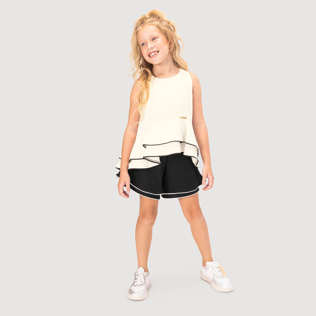 Regata Babados Infantil Feminina Lilica Ripilica