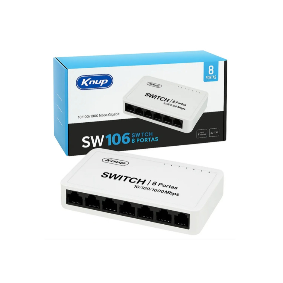 Switch 8 Portas Gigabit: Onde Comprar | BuscaProdutos