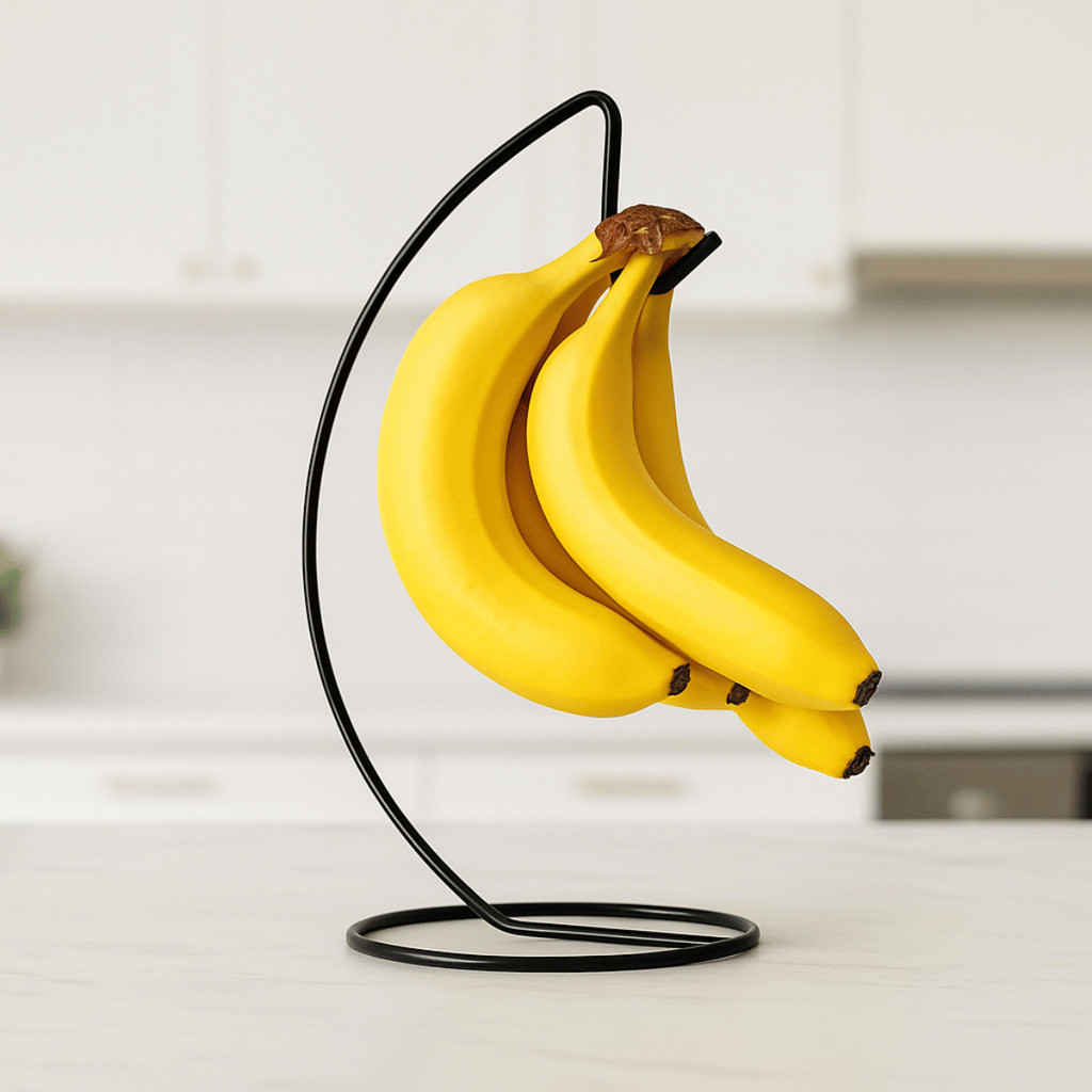 Suporte Para Banana Suporte Cacho De Bananas Fruteira Gancho Para Pendurar Bananas Multiuso Preto em Oferta na Shopee