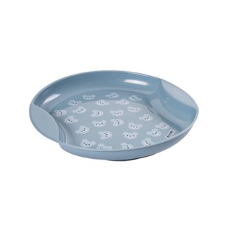 Prato Raso Bebê Introdução Alimentar Bear Azul Plasútil em Oferta na Shopee