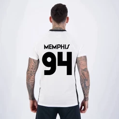 Camisa Corinthians Dry Memphis 94 Branca e Preta