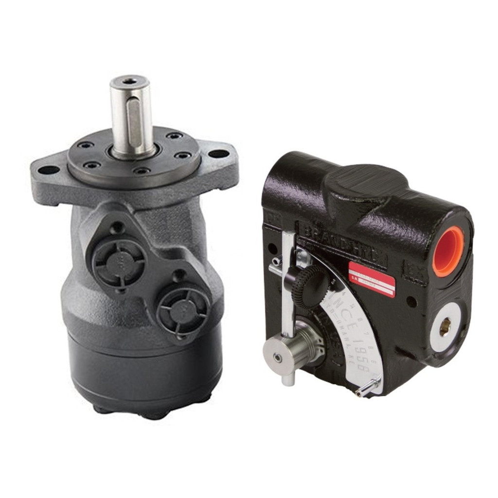 Motor Hidráulico Orbital Omp 125 Cc + Valvula Reg. Vazão