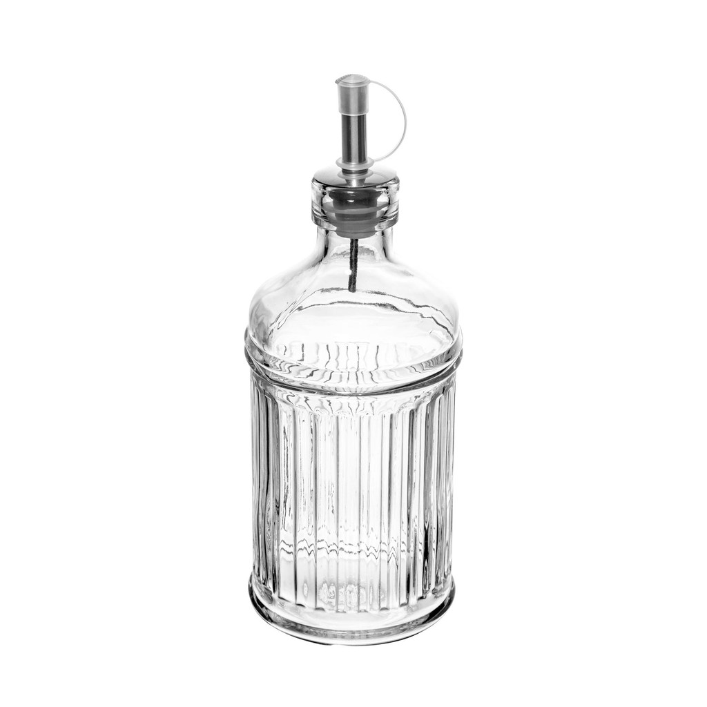 Galheteiro Lyor de Vidro com Dosador em Metal Vegas 500ml - Home & Living