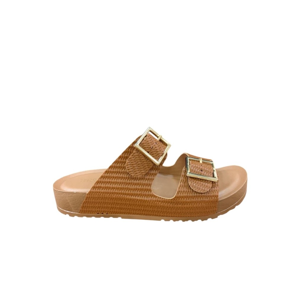 CHINELO BIRKEN DE FIVELA FEMININO TERRA E ÁGUA