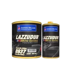 Verniz Alto Sólidos 8937 900ml + Endurecedor 065 450ml Lazzuril Sherwin Williams -Uso Automotivo Kit
