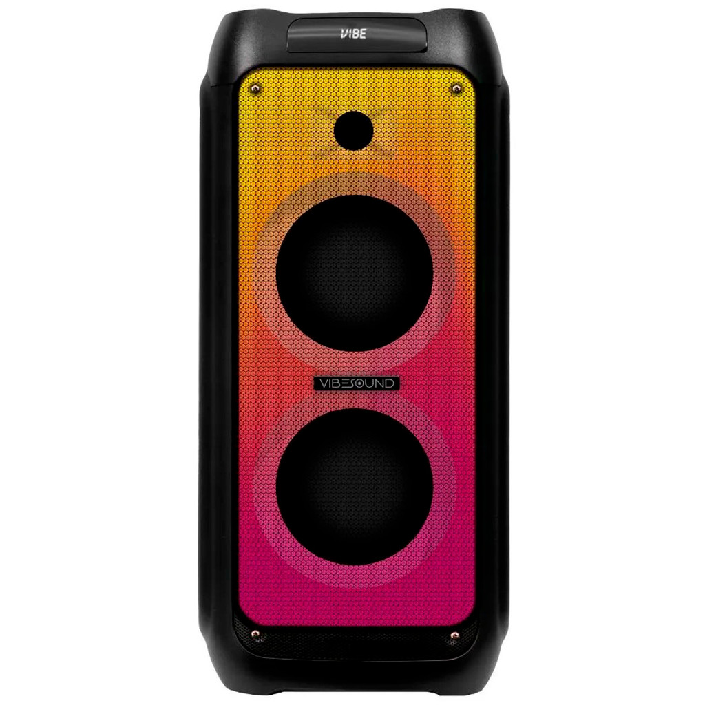 Caixa Som Torre 1800W Rms Portátil Bluetooth Amplificada Fm Usb Bivolt Vibe Sound Vs005 - V7 Fire