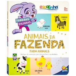 Escolinha Todolivro | Primeiras Palavras | Animais da Fazenda | Capa Dura