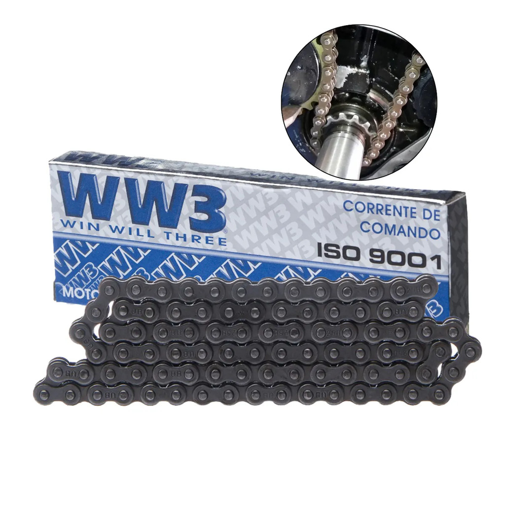 Corrente Comando 82 Elos Shineray Xy 50q SOFT 50 ZIG 50