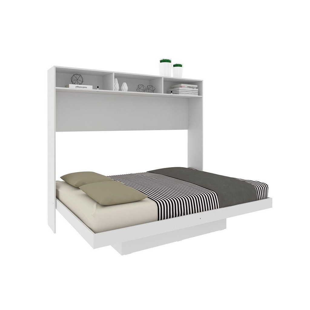 Cama Dobrável cCM8043 Branco - Tecno Mobili