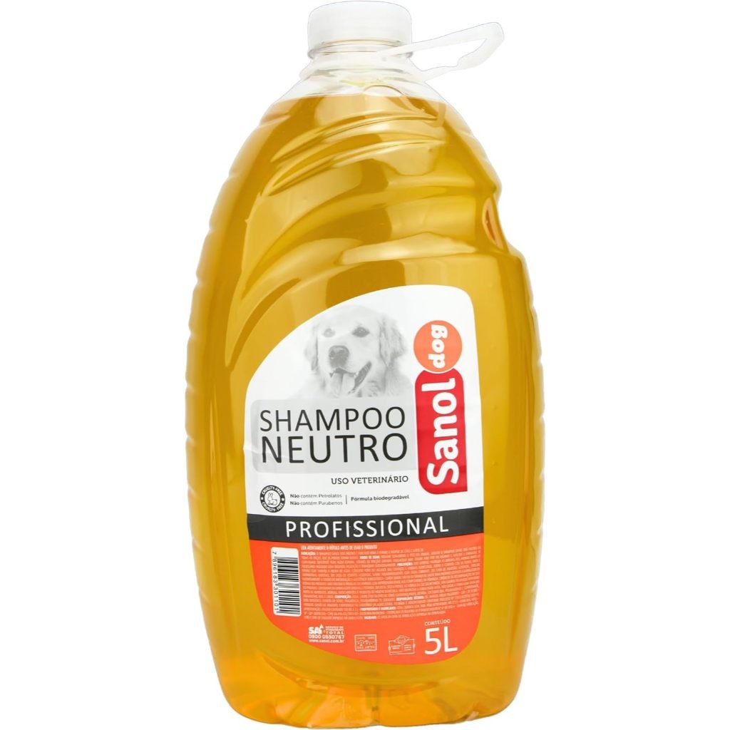 Shampoo Profissional Sanol para Cães e Gatos 5 Litros em Oferta na Shopee