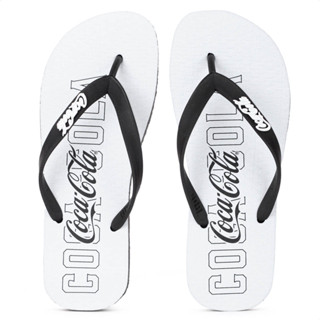 Chinelo Coca Cola Marion Branco e Preto - Juvenil em Oferta na Shopee