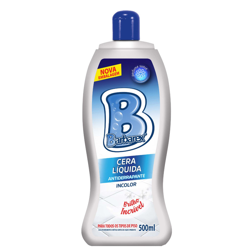Cera Líquida Incolor + Brilho Barbarex 500ml em Oferta na Shopee