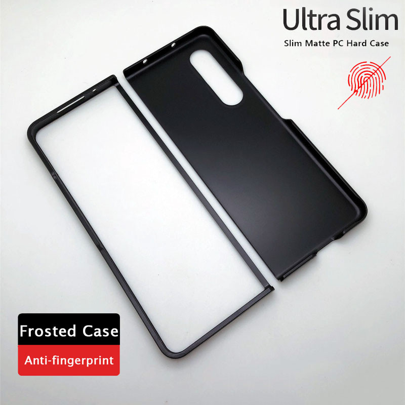 Para Samsung Galaxy Z Fold 7 6 5 4 3 Fino Fosco PC Caso Duro Anti Impressão Digi