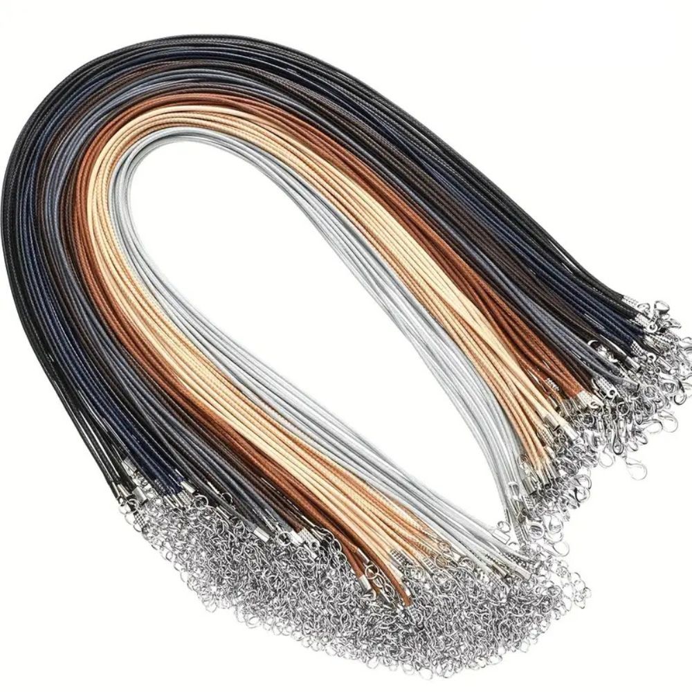 Colar até 50 pçs PU de couro sintético p/ colar gargantilha regulável em Oferta na Shopee