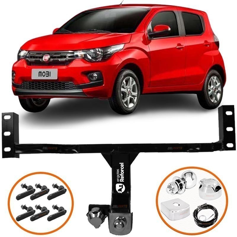 Engate Reboque Mobi 2017-2019 Homologado Inmetro Até 500kg