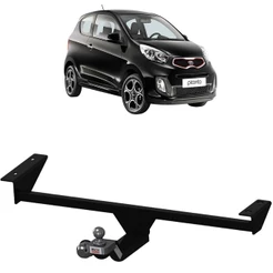 Engate Reboque Fixo Kia Picanto 2013 A 2018 Cap Carga 700kg Aco Resistente Brucke Inmetro bOM