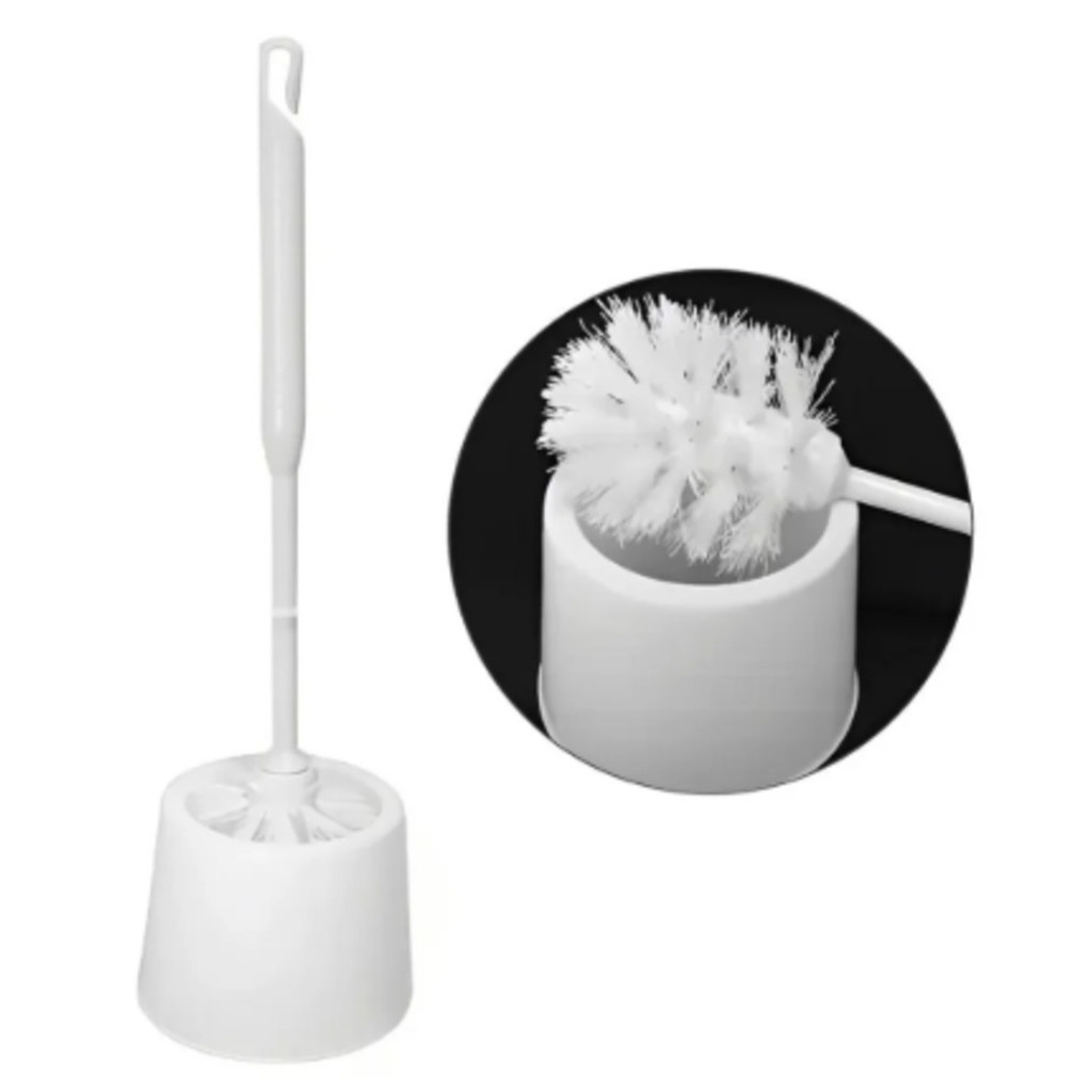 Escova De Plástico Para Limpeza De Vaso Sanitário- Cores Sortidas
