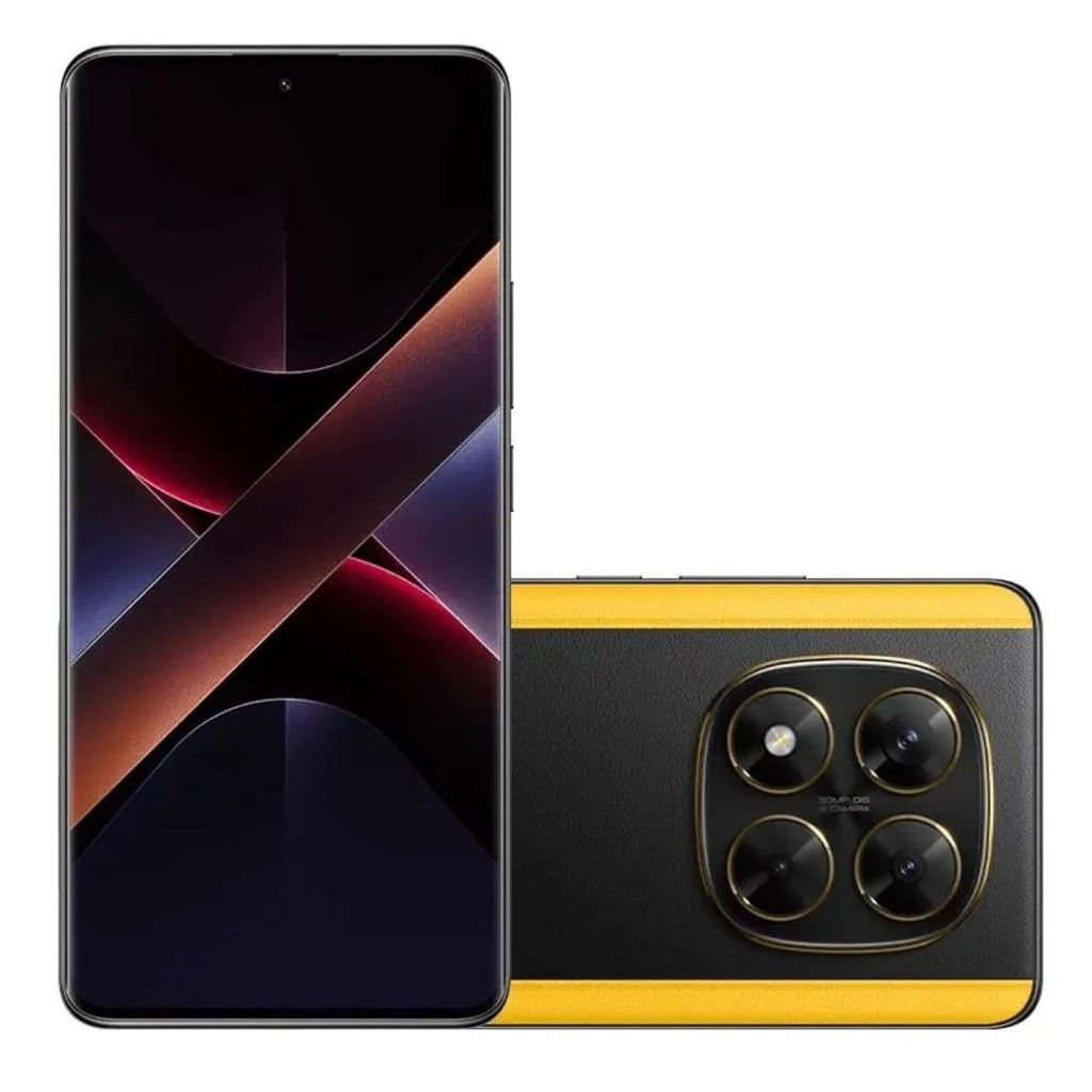 Smartphone Xiaomi POCO X7 5G 512GB 12GB RAM Tela AMOLED Curva 6,67” Câmera 50MP OIS 4K Preto
