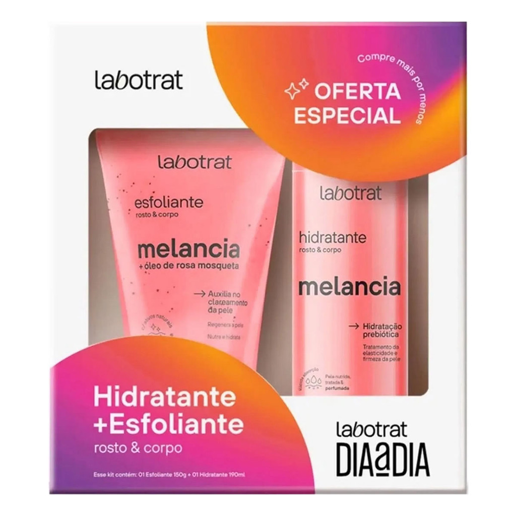 Kit Labotrat Melancia Esfoliante 150g + Hidratante 190g - Beauty
