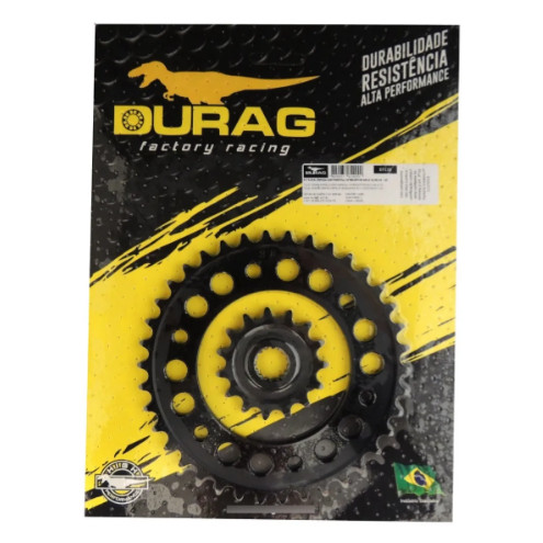 KIT COROA E PINHÃO DURAG ROYAL ENFIELD CONTINENTAL GT 650 | INTERCEPTOR 650 15/38