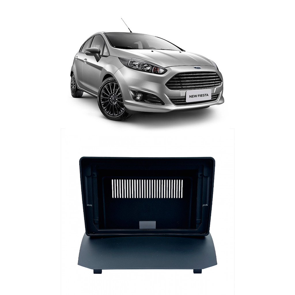 MOLDURA 2 DIN FORD NEW FIESTA BRASILEIRO 13-18 9 POL FIAMON 6044