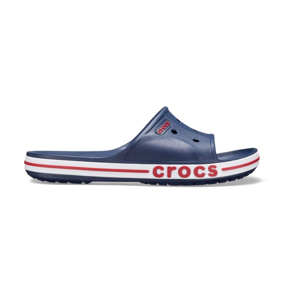 Chinelo crocs bayaband slide navy/pepper