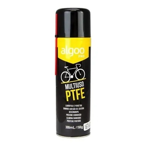 Óleo Lubrificante Algoo Para Bicicleta Multi Ptfe Spray 300ml
