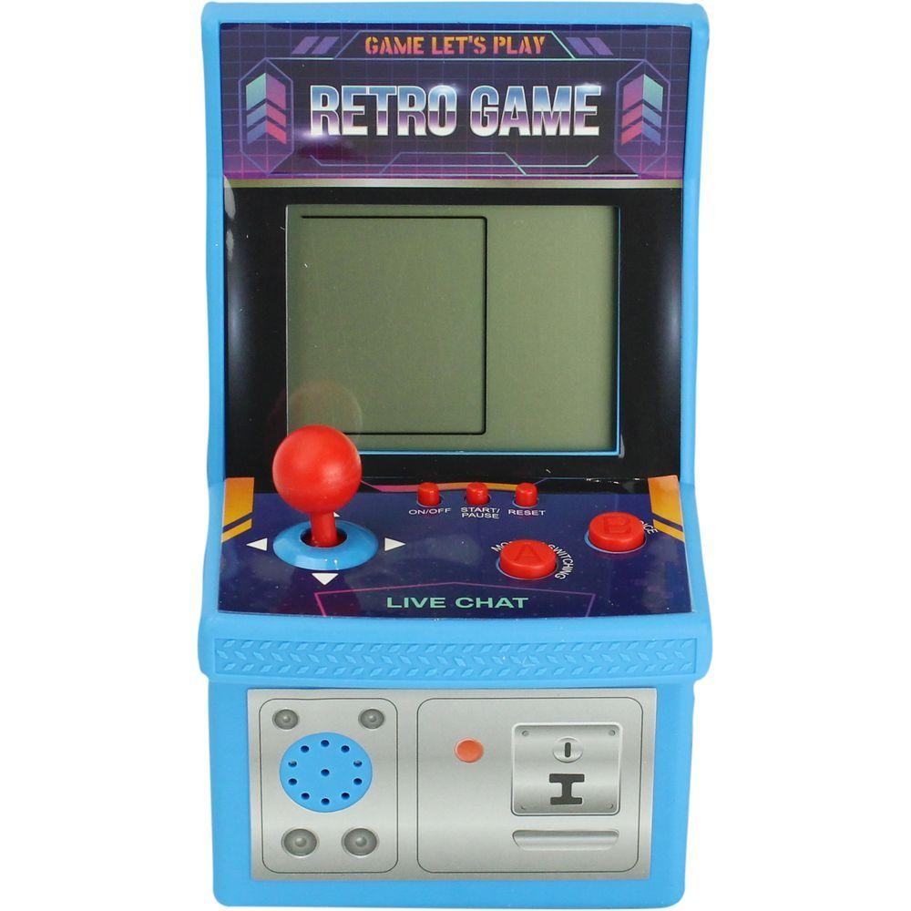 Jogo Mini Fliperama Retro Portátil Azul - BBR Toys