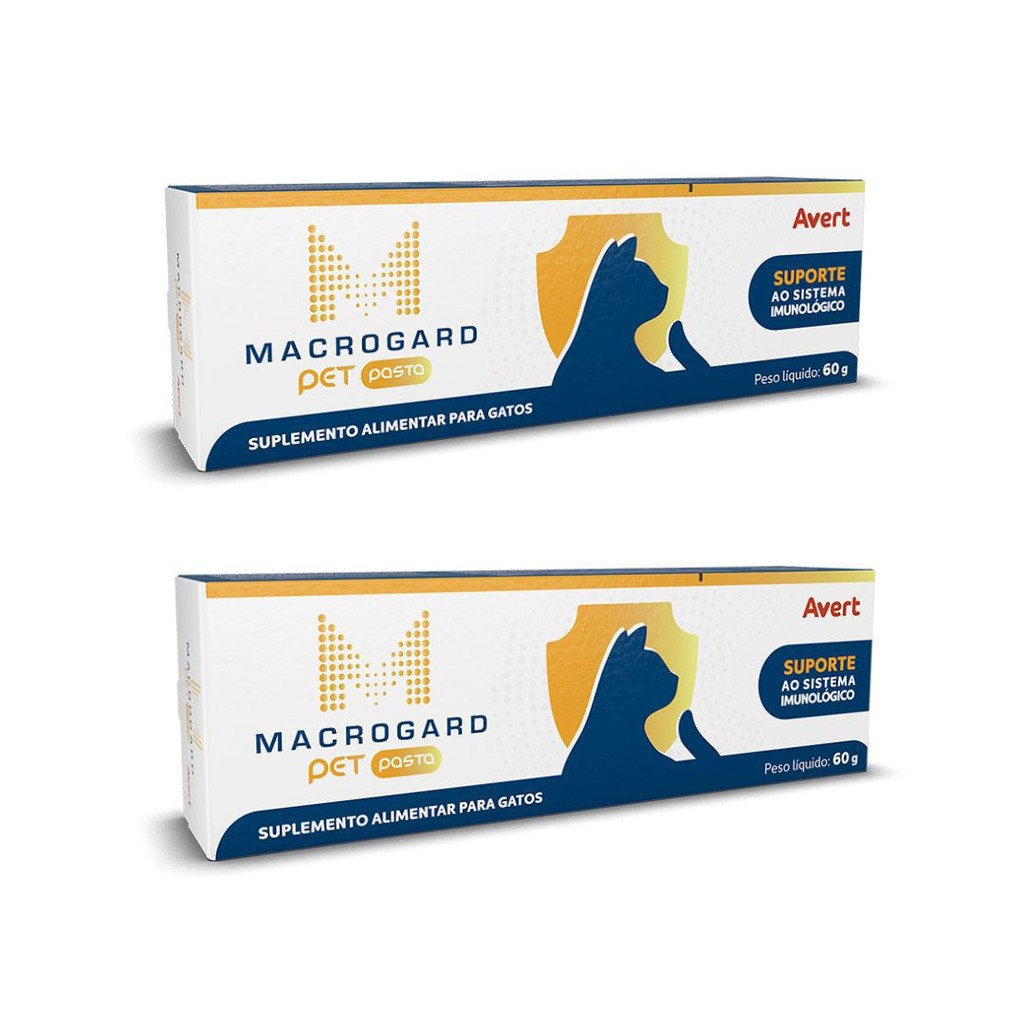 2 Macrogard Pet Pasta Gatos 60g