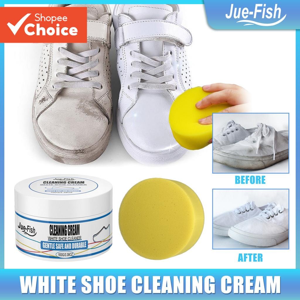 Removedor De Manchas De Pasta De Limpeza De Sapatos Branco Sem Enxágue Para Tênis De Lona ...