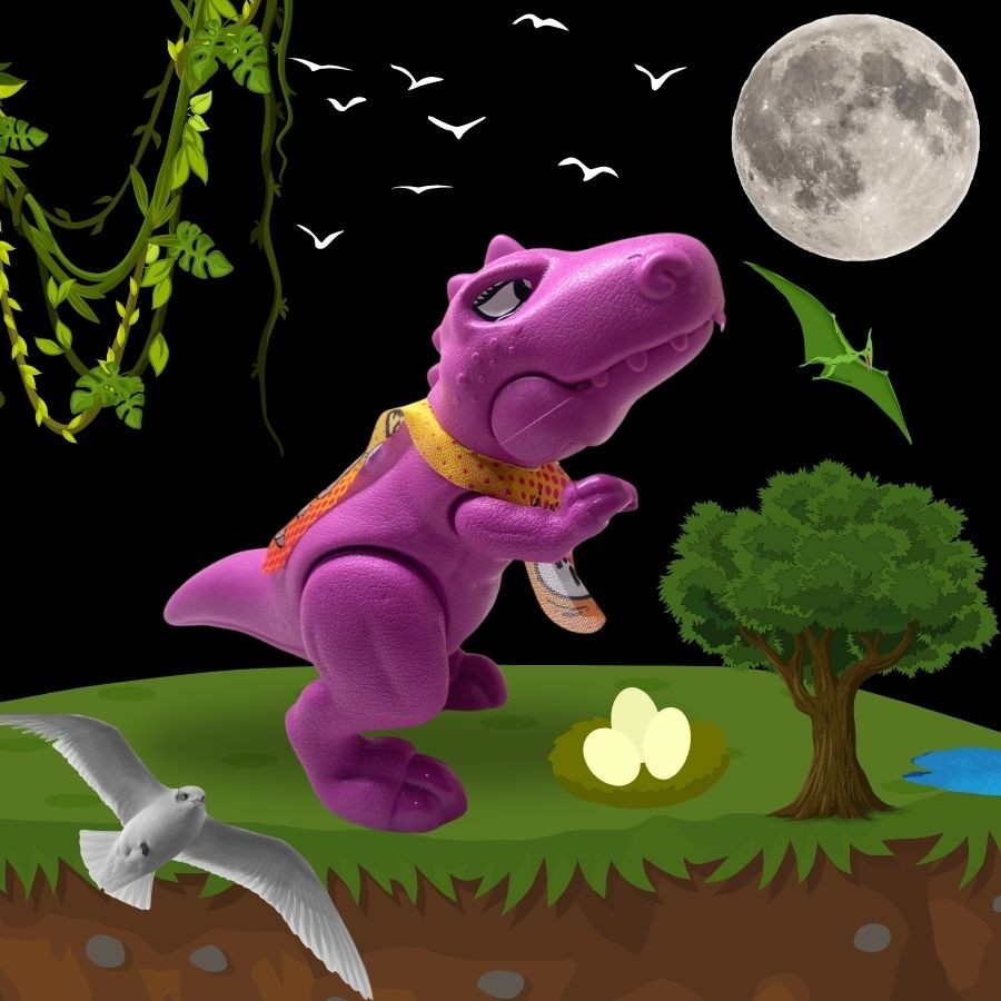 Dinossauro Brinquedo DINO SPIDER ARANHA - Braço e Boca Articulados 30cm Altura - Realista - Inmetro