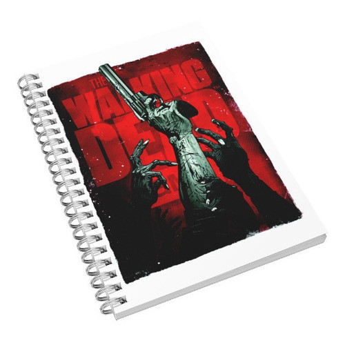 Caderno Universitário Walking Dead Series 1, 10 e 15 Matérias Escolar Capa Dura Animes  Desenhos