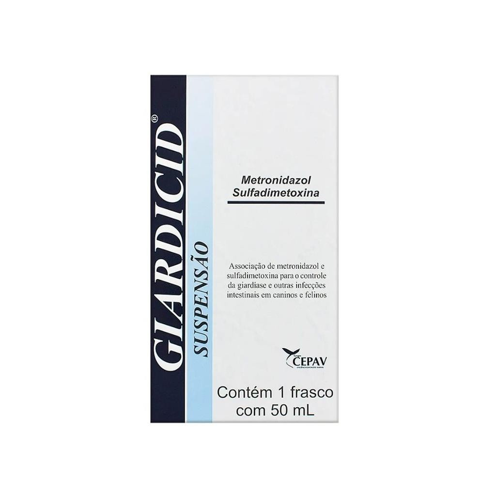 Giardicid Suspensão 50ml Cepav em Oferta na Shopee